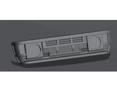 Transkit – R5 Turbo front bumper 1983 bis version ( 3D print ) 1/24